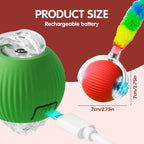 USB Rechargeable LED Rolling Cat Ball