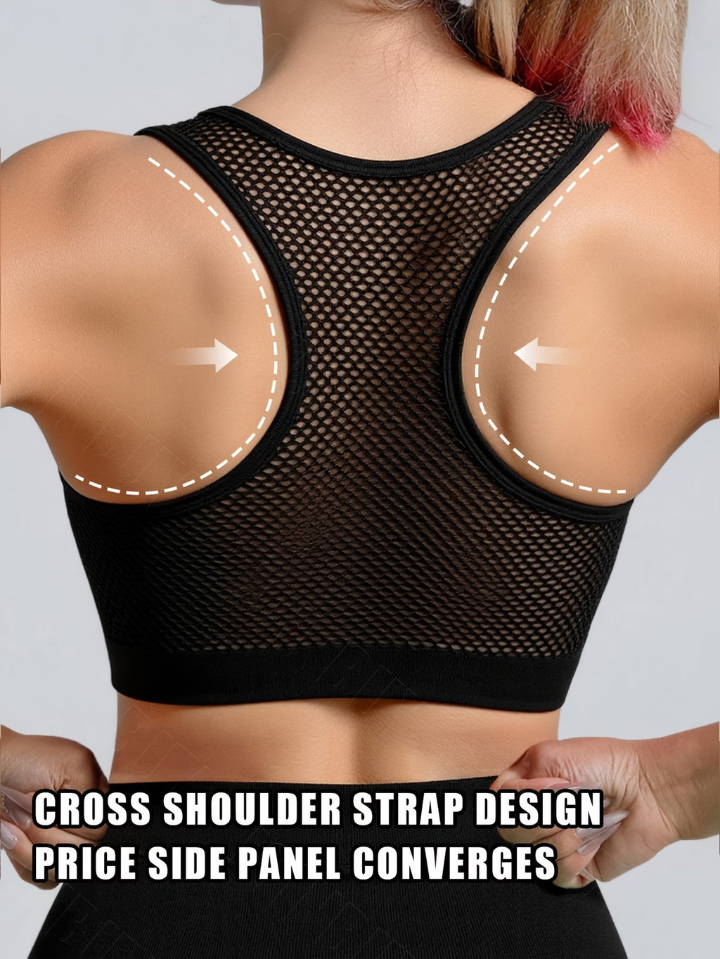 Seamless Front Zip Sports Bra