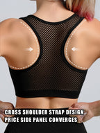 Seamless Front Zip Sports Bra