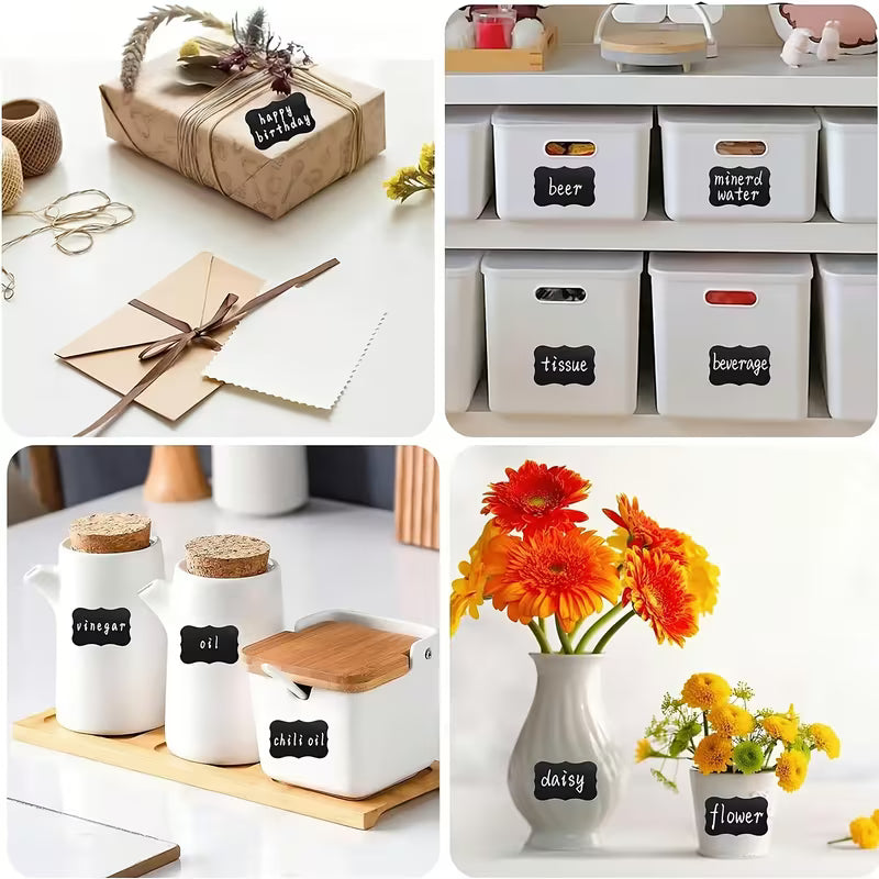 120pcs of Washable Labels Jars And Bottles