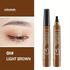 4-Prong Waterproof Eyebrow Pencil