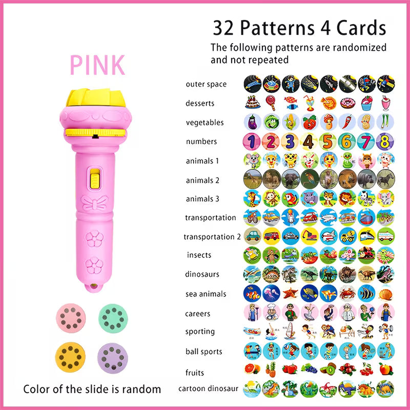 32 Pattern Projection Flashlight Toy