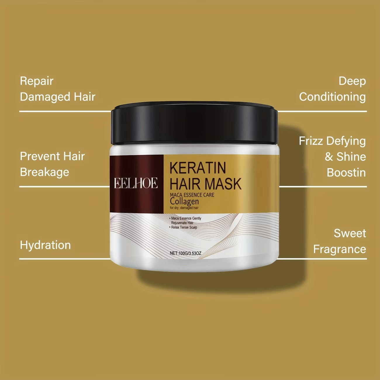 Deep Repair Hair Mask for Dry and Damaged Hair 100g