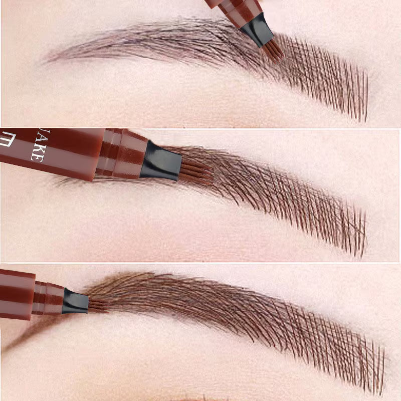 4-Prong Waterproof Eyebrow Pencil