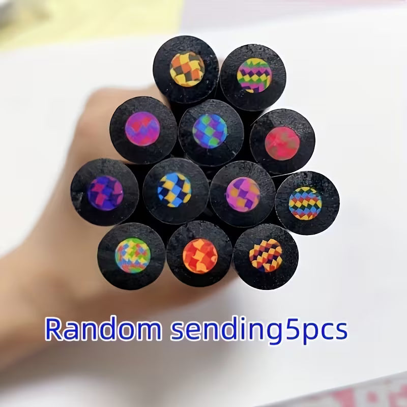 12 Rainbow Gradient Colored Pencils Dust Free