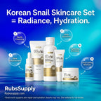 Korean Snail Skincare Set – Toner, Serum, Eye Cream and Moisturizer
