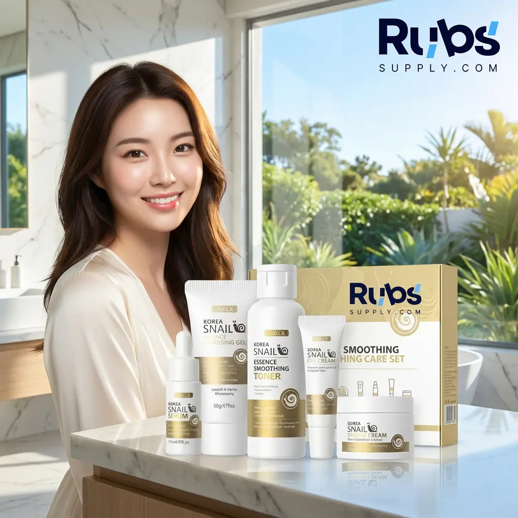 Korean Snail Skincare Set – Toner, Serum, Eye Cream and Moisturizer