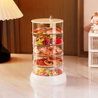 Rotating Jewelry and Cosmetics Storage Box
