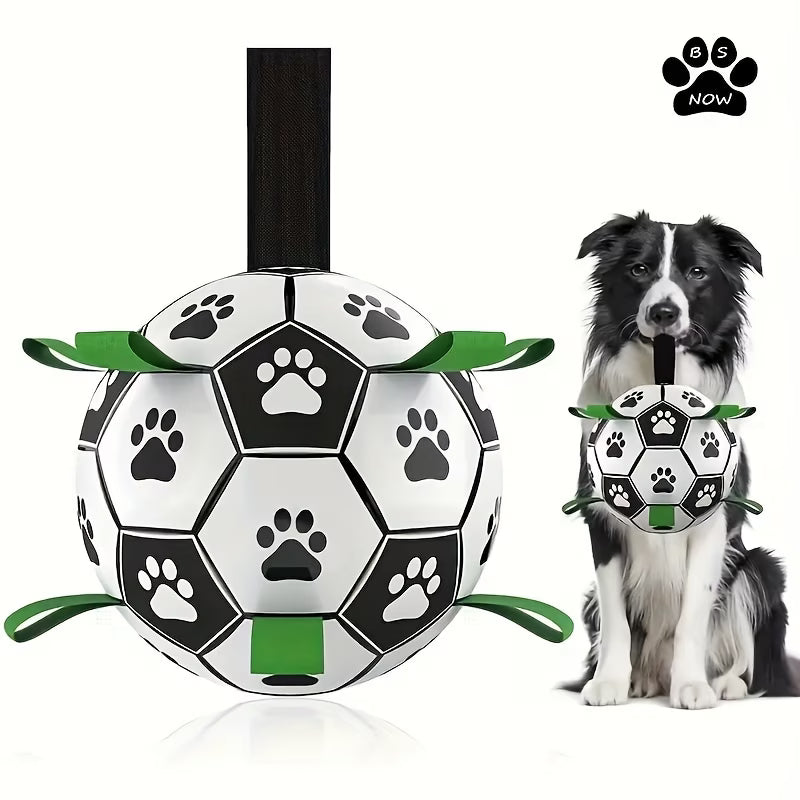 Durable PVC Dog Soccer Ball with Free Pump