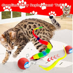 USB Rechargeable LED Rolling Cat Ball
