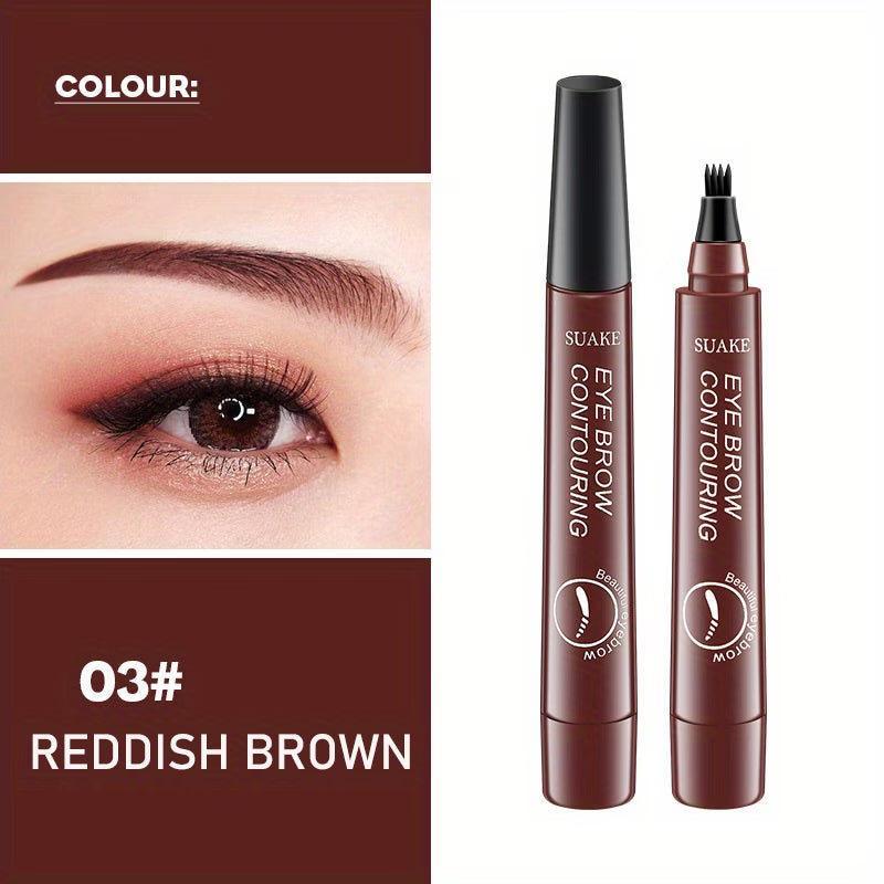 4-Prong Waterproof Eyebrow Pencil
