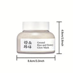 Korean Glow Mask with Rice and Honey for dry skin