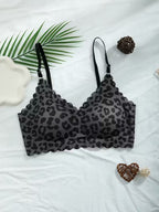 Women Sexy Leopard Sports Bra