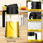 Oil Container and Cooking Sprayer