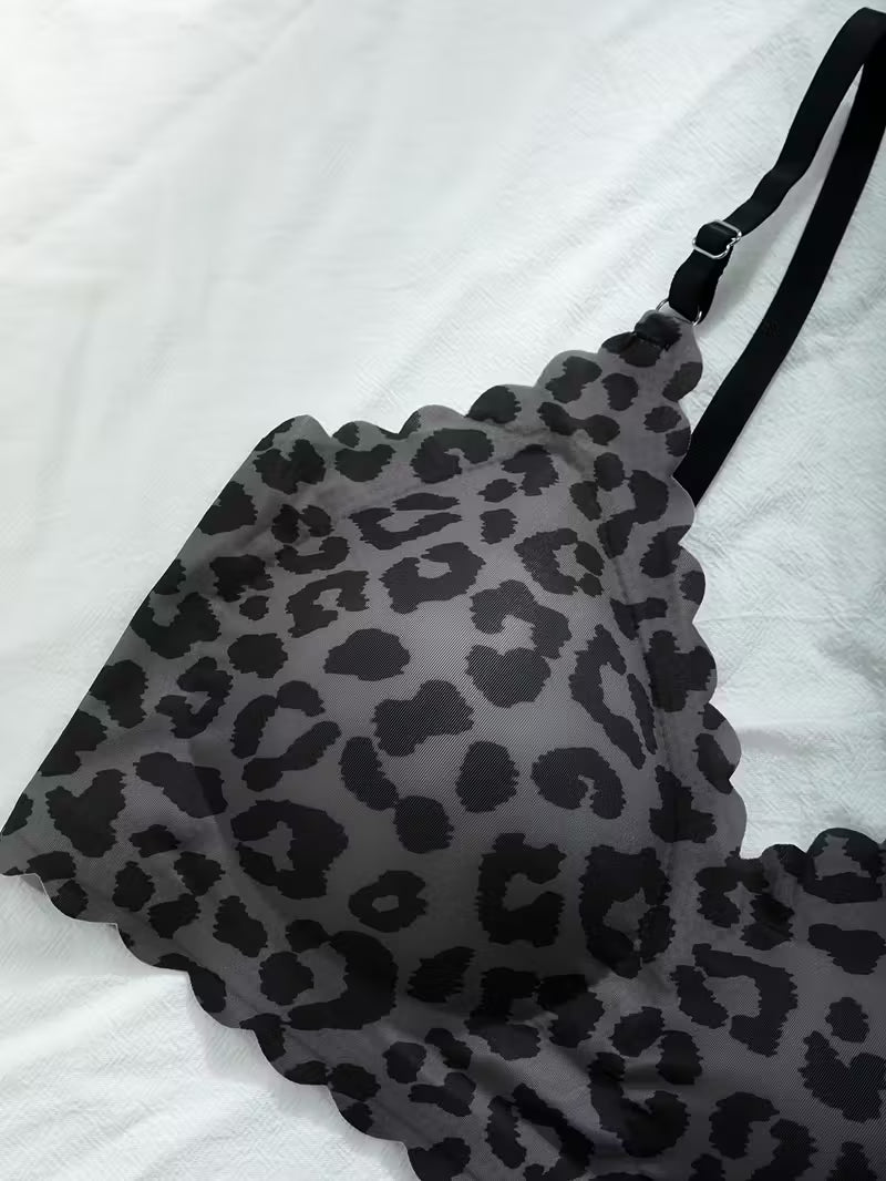 Women Sexy Leopard Sports Bra