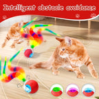 USB Rechargeable LED Rolling Cat Ball