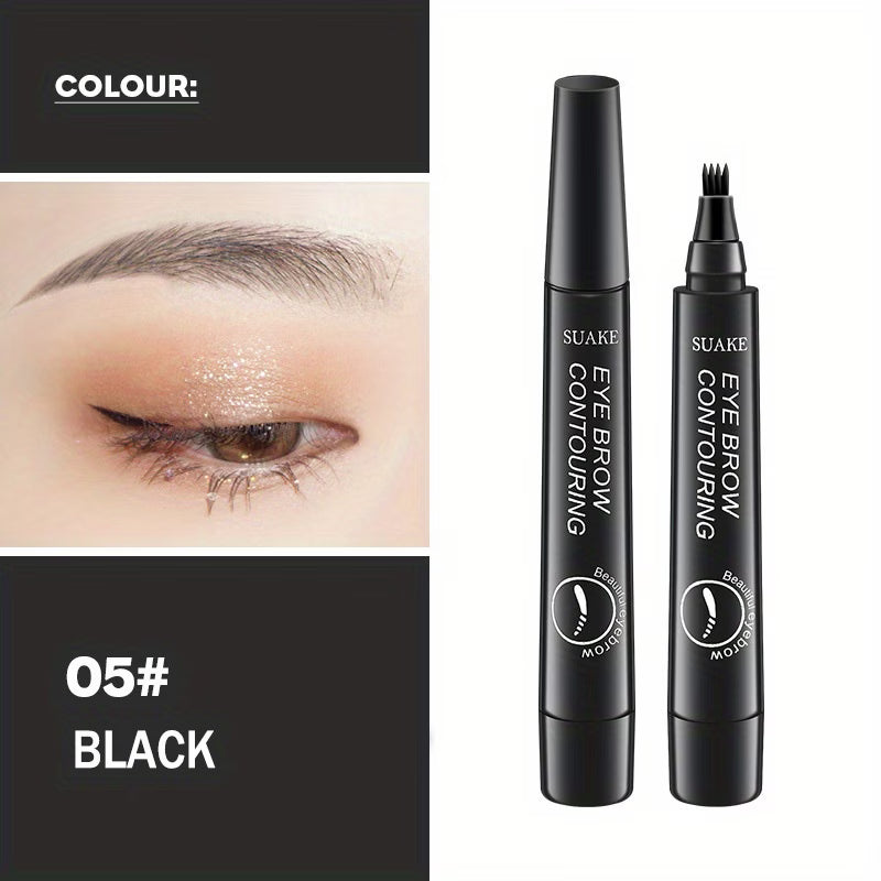 4-Prong Waterproof Eyebrow Pencil