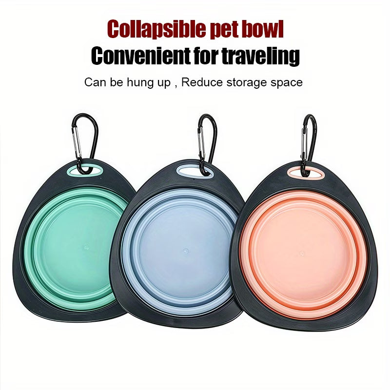 Foldable Pet Food and Water Bowl