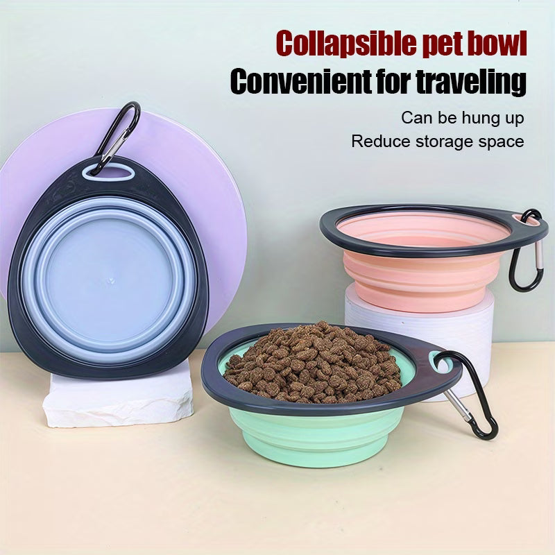 Foldable Pet Food and Water Bowl