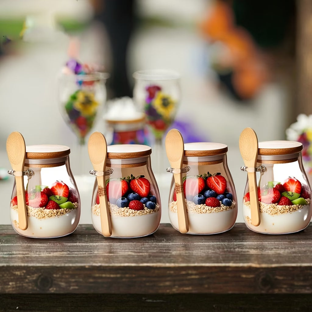 Overnight Oats Glass Container