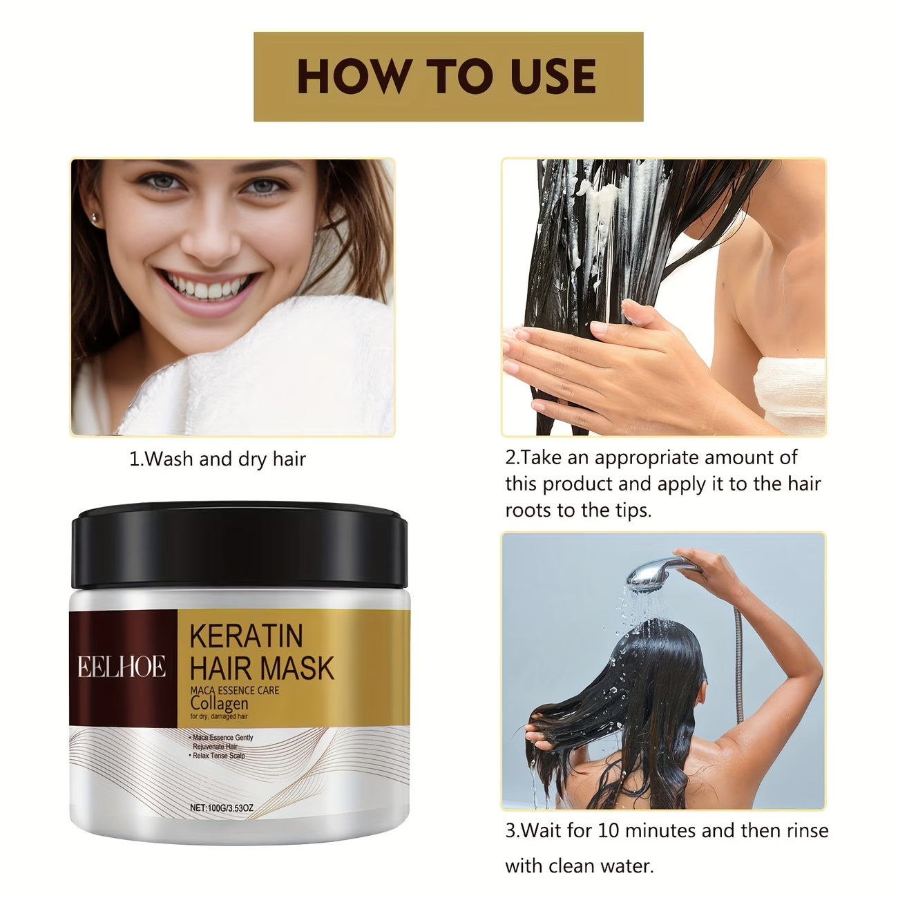 Deep Repair Hair Mask for Dry and Damaged Hair 100g
