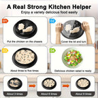 Chicken Shredder Pro Black with Clear Lid