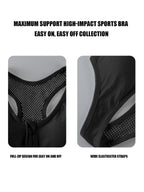 Seamless Front Zip Sports Bra