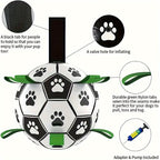 Durable PVC Dog Soccer Ball with Free Pump