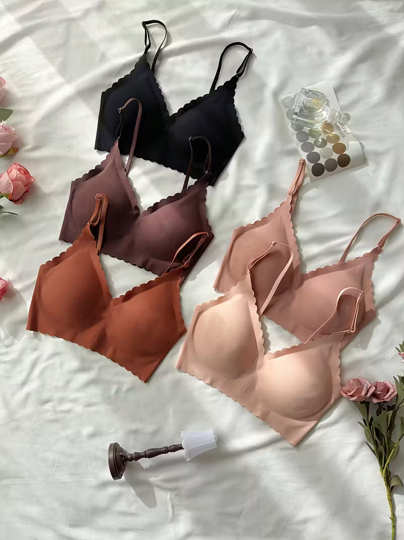 5pcs Comfort Wireless Bra Set