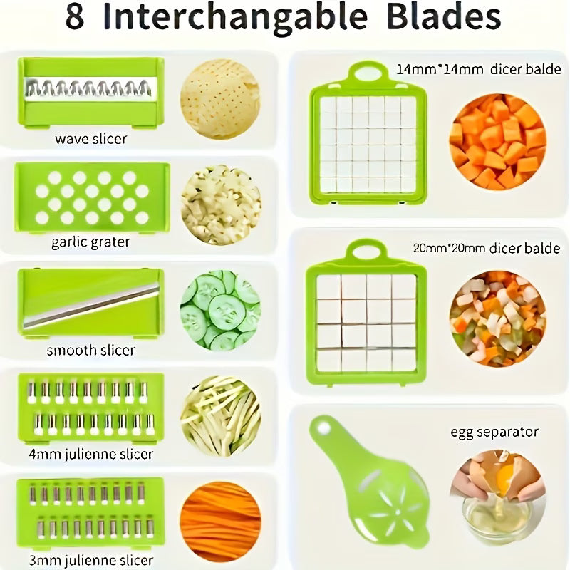 16in1 Vegetable Chopper Set