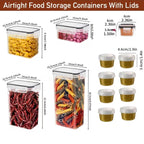 26pcs Sealed Jar and Spice Jar Set