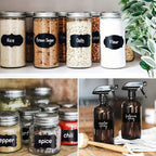 120pcs of Washable Labels Jars And Bottles
