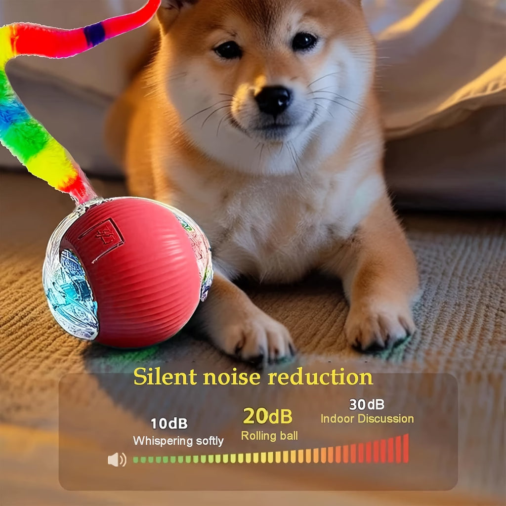 USB Rechargeable LED Rolling Cat Ball