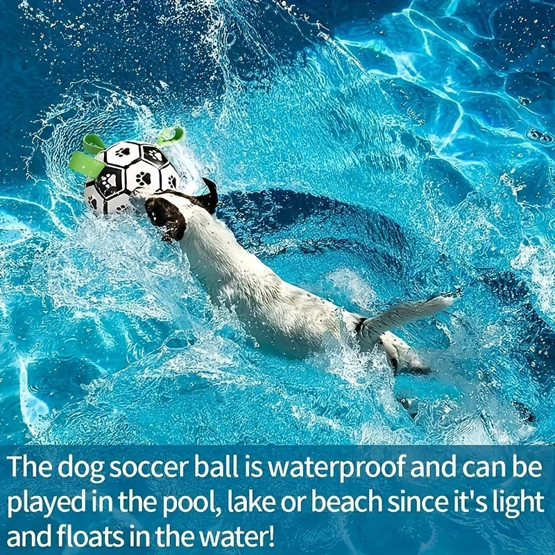 Durable PVC Dog Soccer Ball with Free Pump