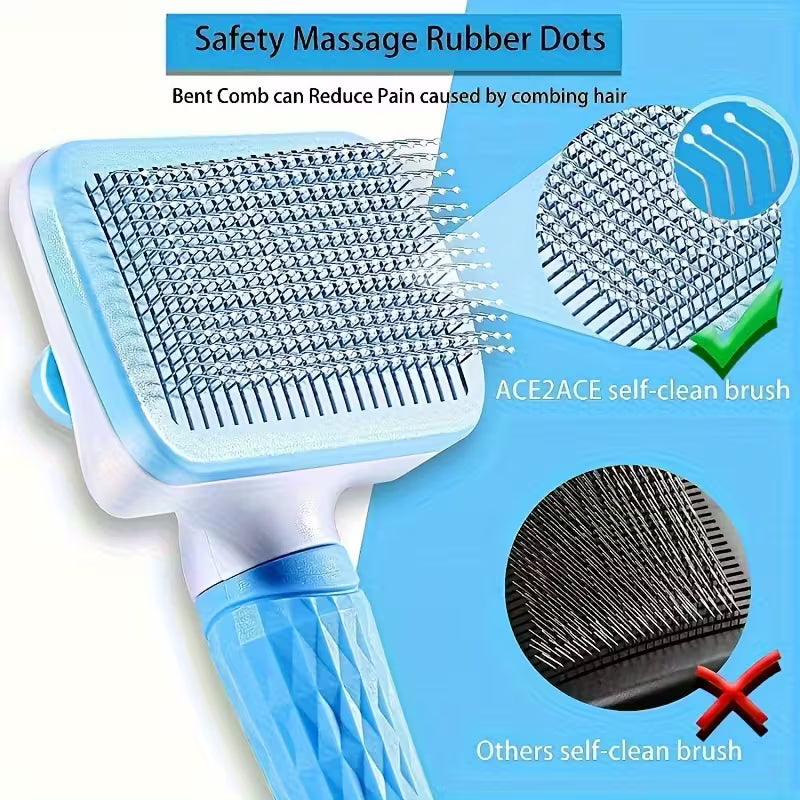 Pet Grooming Brush for Dogs and Cats