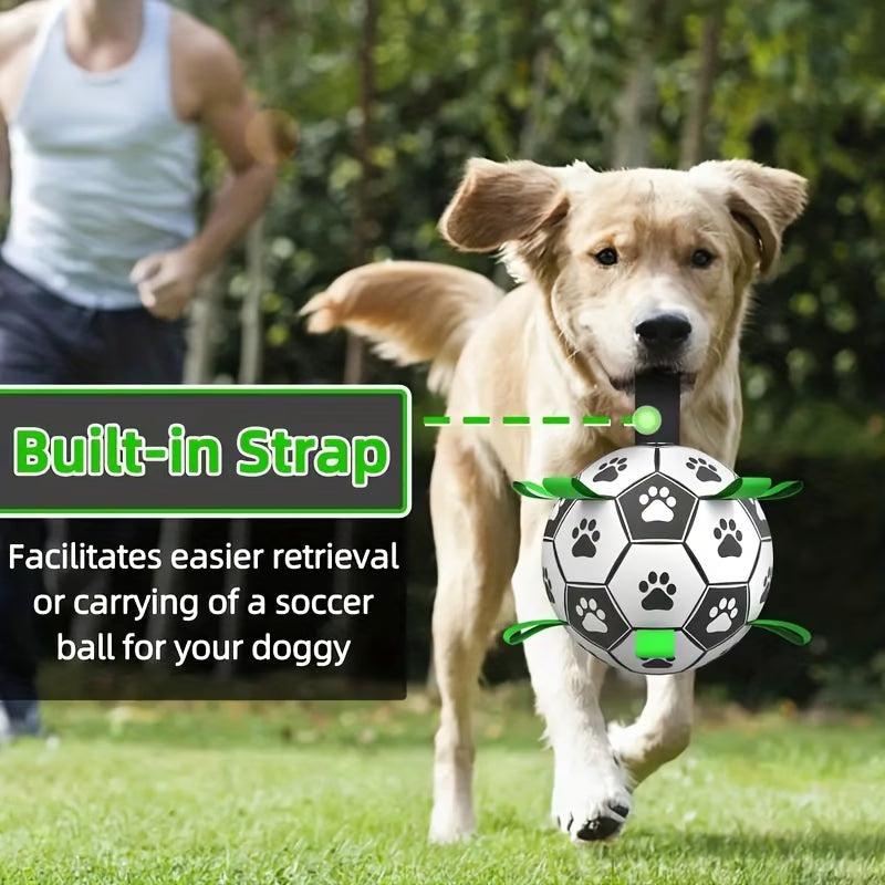 Durable PVC Dog Soccer Ball with Free Pump