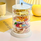 Rotating Jewelry and Cosmetics Storage Box