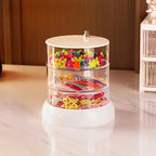 Rotating Jewelry and Cosmetics Storage Box
