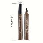 4-Prong Waterproof Eyebrow Pencil