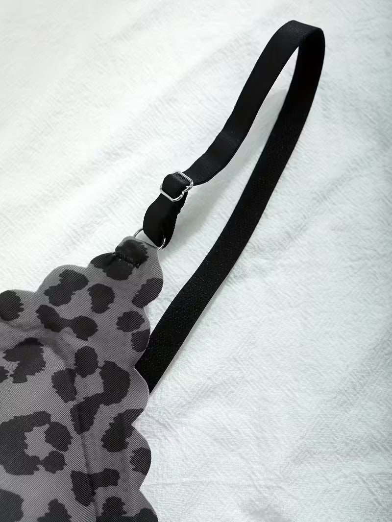 Women Sexy Leopard Sports Bra