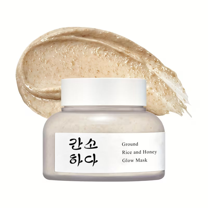 Korean Glow Mask with Rice and Honey for dry skin
