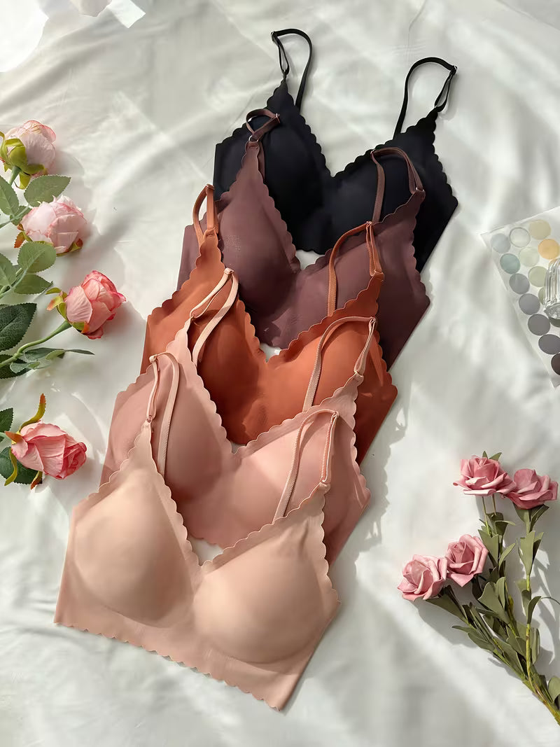 5pcs Comfort Wireless Bra Set