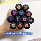 12 Rainbow Gradient Colored Pencils Dust Free