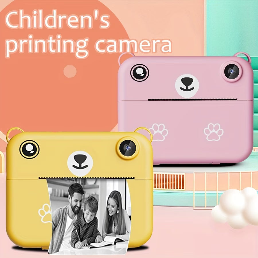 Kids Mini Instant Camera 1080P plus 3 Paper Rolls