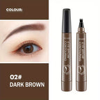 4-Prong Waterproof Eyebrow Pencil