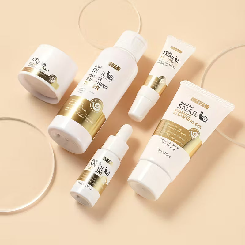 Korean Snail Skincare Set – Toner, Serum, Eye Cream and Moisturizer