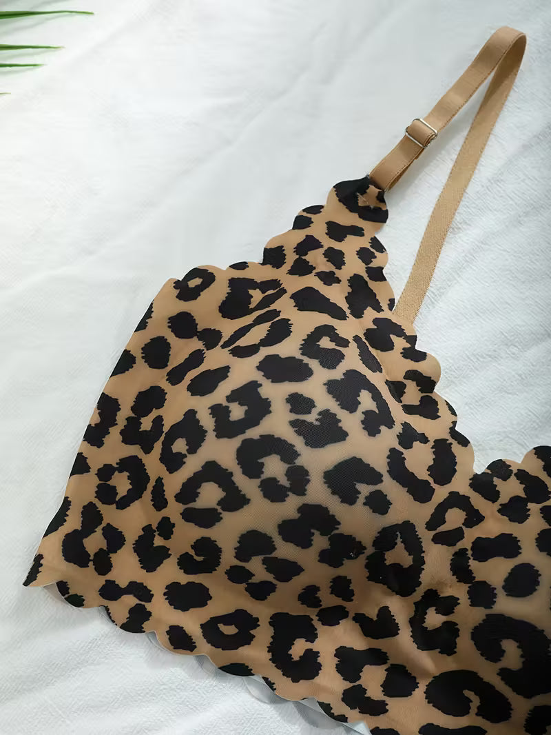 Women Sexy Leopard Sports Bra