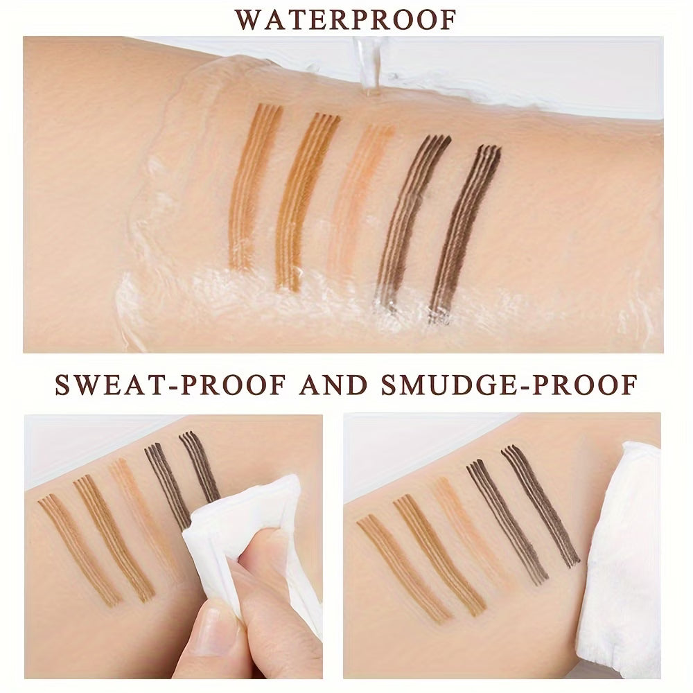 4-Prong Waterproof Eyebrow Pencil