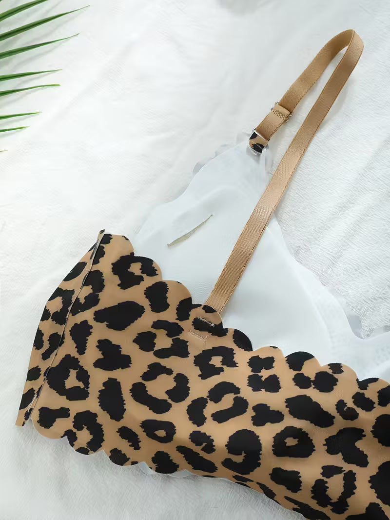 Women Sexy Leopard Sports Bra