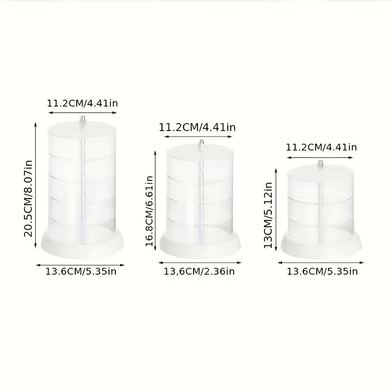 Rotating Jewelry and Cosmetics Storage Box